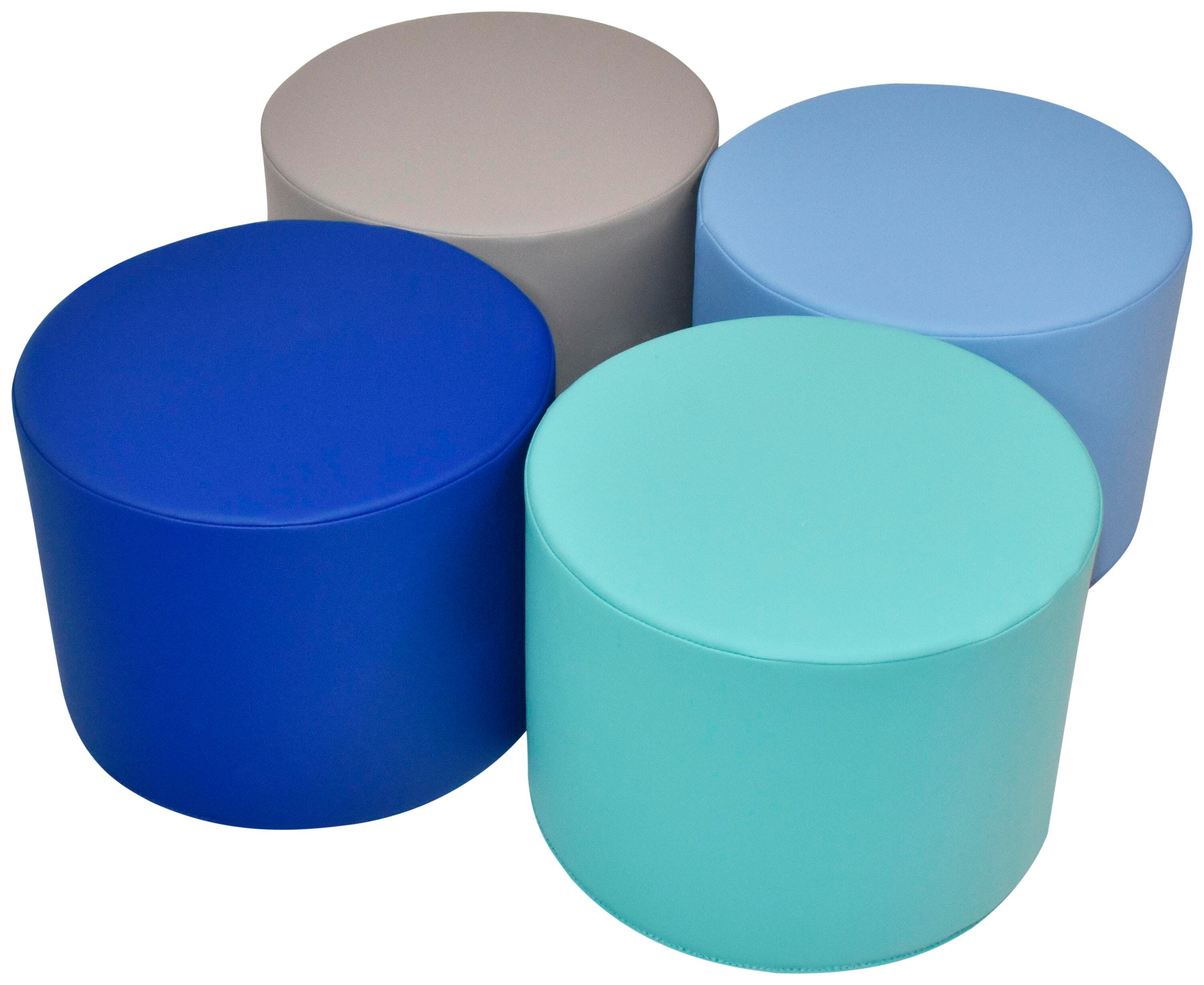 Image for Childcraft Round Ottoman, Set of 4 from School Specialty